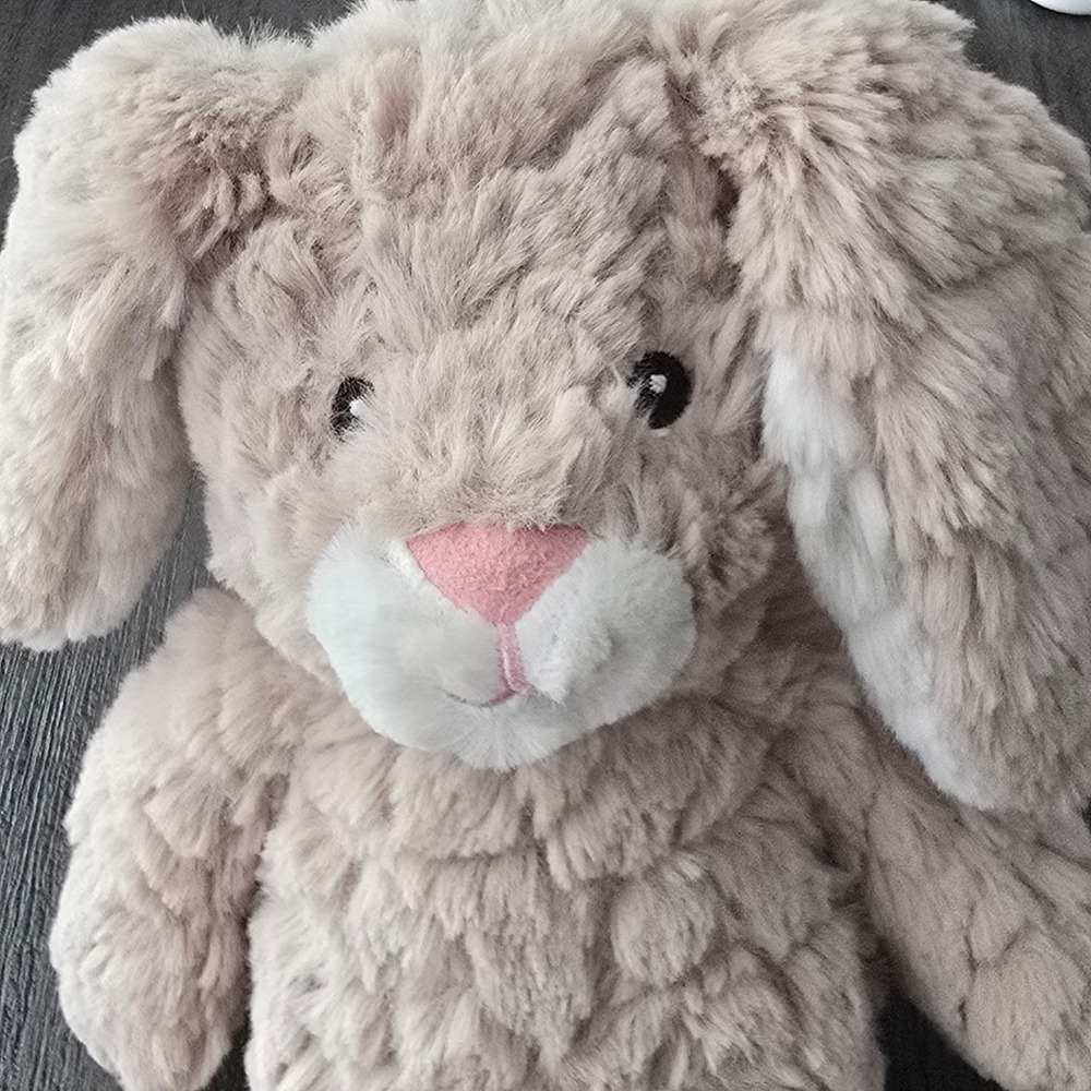 Mary Meyer Putty Bunny Plush Stuffed Animal Unisex Small Taupe Soft Etched Fur